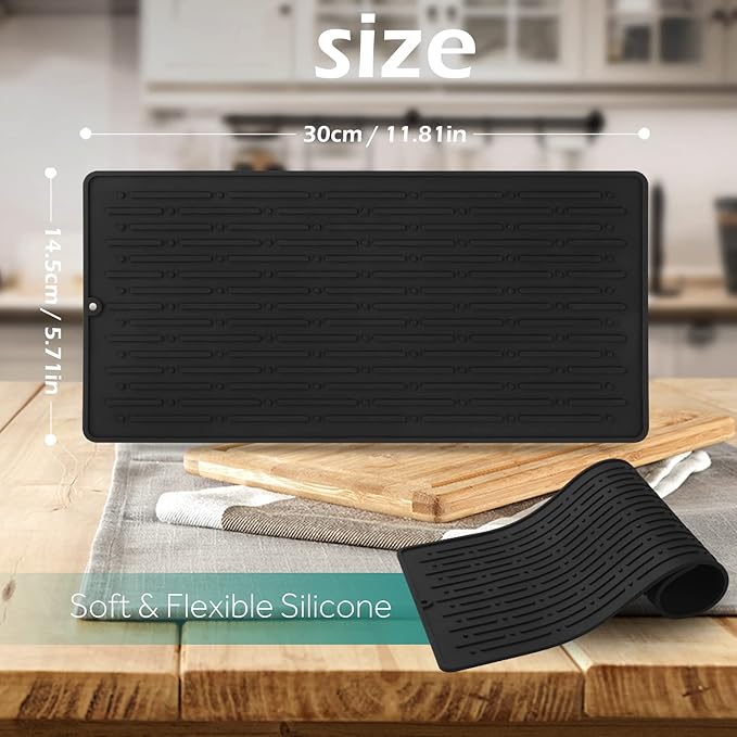 Dish Drying Mats, Heat-resistant Silicone Mat - Image 2