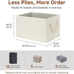 StorageWorks Collapsible Storage Bins, Closet Organizer Bins - Image 4