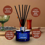 Reed Diffuser Set, 6.7 Oz Hawaiian Holiday Scented Reed Diffuser, Home - Image 3