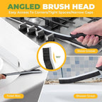 Cleaning Brush - 3 Pcs Hard Bristle Crevice Cleaning Brush, Grout Brush - Image 3