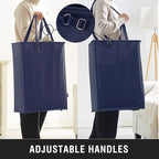 Slim Laundry Hamper with Adjustable Long Handles, 45L Small Laundry Baskets - Image 2