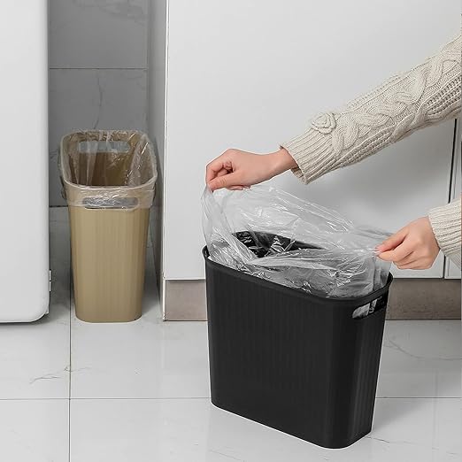 rejomiik Bathroom Small Trash Can Slim Garbage Can Wastebasket 3.5 Gallon - Image 7