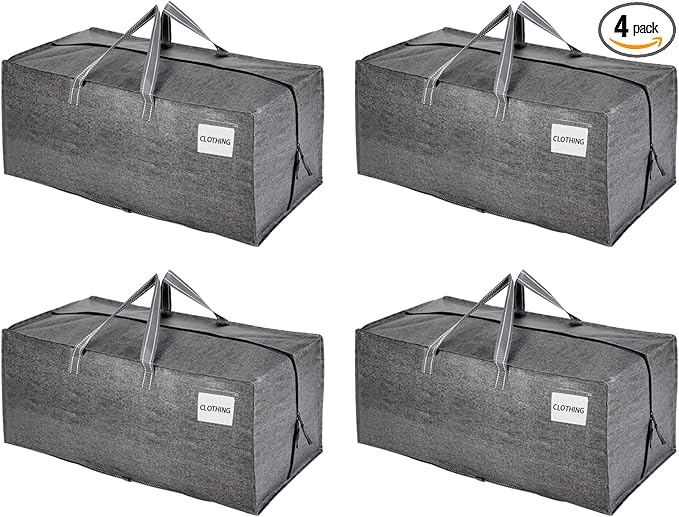 VENO 4 Pack Heavy Duty Moving Bags by Veno