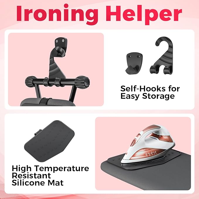APEXCHASER Ironing Board, Compact Iron Board - Image 6