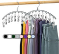 Legging Organizer for Closet, Metal Yoga Pants Hanger w/Rubber Coated 2 Pack by Volnamal