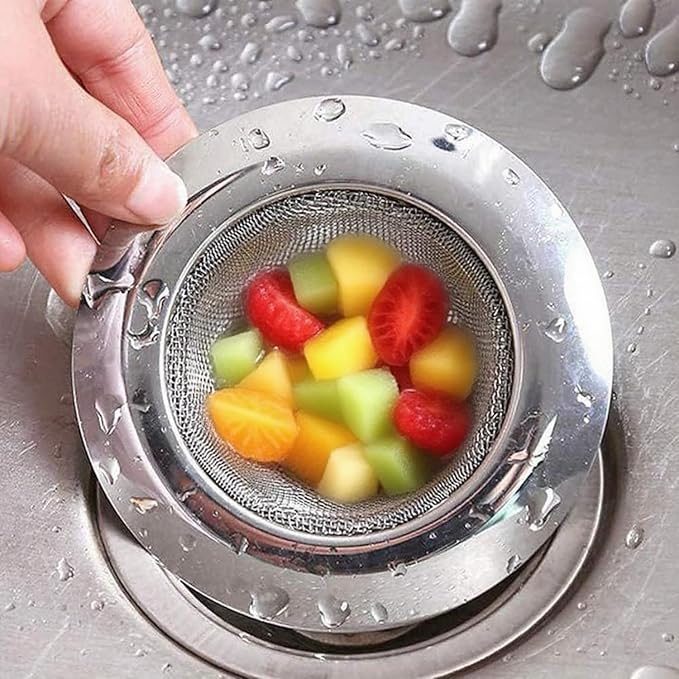 Kitchen Sink Drain Strainer Sink Stainless Steel Protectors - Image 5