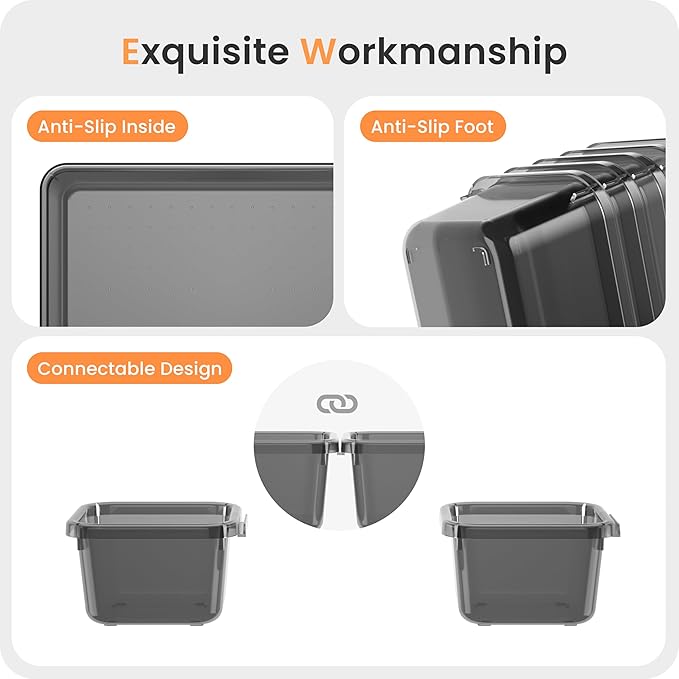 【Military Grade】 Drawer Organizer, 【】 Clear Makeup organizer - Image 9