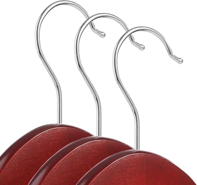 Casafield - 20 Cherry Wooden Suit Hangers - Premium Lotus Wood - Image 2
