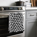 Black and White Hand Towels, 4 Pack Cotton Soft Face Towel 13x29 Inches - Image 3
