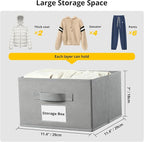 2 Pack 6 Shelves Hanging Closet Organizer - Image 7