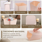 Amyhill 10 Pcs Small Trash Can 2 Gallon Plastic Garbage Can Small Waste Basket - Image 4