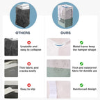 ELONG HOME Laundry Baskets, 92L Freestanding Laundry Basket - Image 6