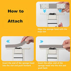 Mini Mop for Small Spaces, Foldable Self-Squeeze & Self-Wringing Wet Dry Sponge - Image 8