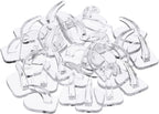 Queekay 30 Pieces Clear Adhesive Wall Hooks - Image 4