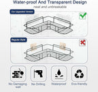 Strong Adhesive Shower Caddy Replacement, 6 Pack No Drill Adhesive Hooks - Image 5