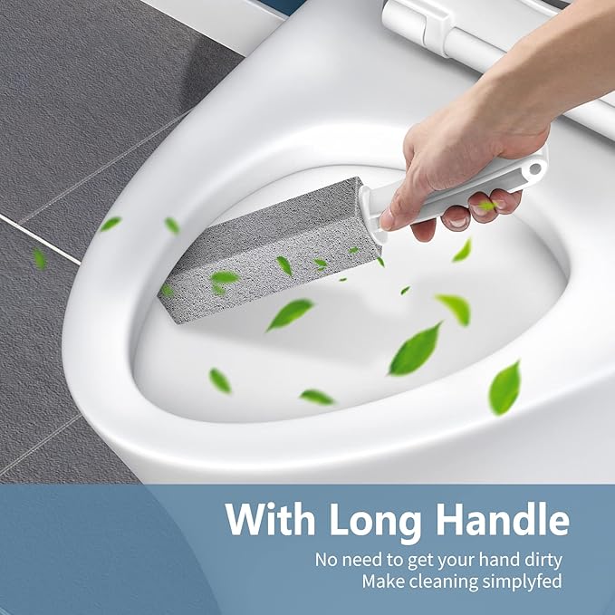 Toilet Bowl Cleaner Pumice Stone -Hard Water Stain Remover - Image 3