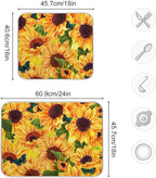 Super Absorbent Dish Drying Mat, Microfiber Fast-Drying Dish Mat, Kitchen Dish - Image 3