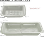 LASSHSWA Collapsible Colander for Kitchen, Over the Sink Strainer Basket for - Image 5