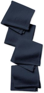 Encasa XO' Waffle Weave Face & Hand Towels – 12"x12", Kitchen & Travel – Small - Image 2