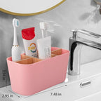 Toothbrush Holders for Bathrooms, Bamboo Tooth Brush Holder - Image 2