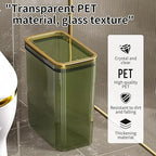 Transparent Trash Can, Bathroom Trash Cans - Image 2