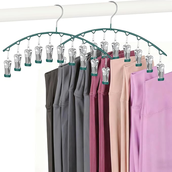 Legging Hangers for Closet Organizer, Hat Hangers for Closet 2 Pack by Arkeiliy