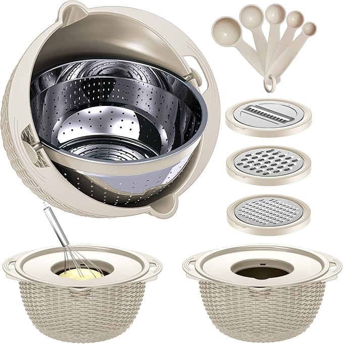 4-1 Colander with Bowl Set by Balavina
