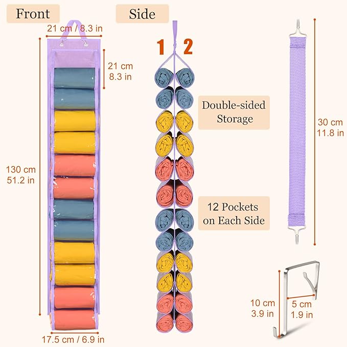 Lirex Hanging Yoga Legging Storage Organizer - Image 2