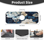 Unique Flower Pattern Kitchen sink faucet pad, strong water absorption - Image 2
