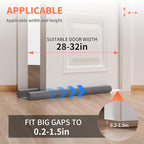 Door Draft Stopper for Bottom of Door, Under Door Gap Filler/Seal for Big Gap - Image 4