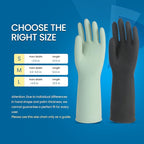 Dishwashing Gloves for Kitchen, 4 Pairs Rubber Cleaning Household Dish Washing - Image 6
