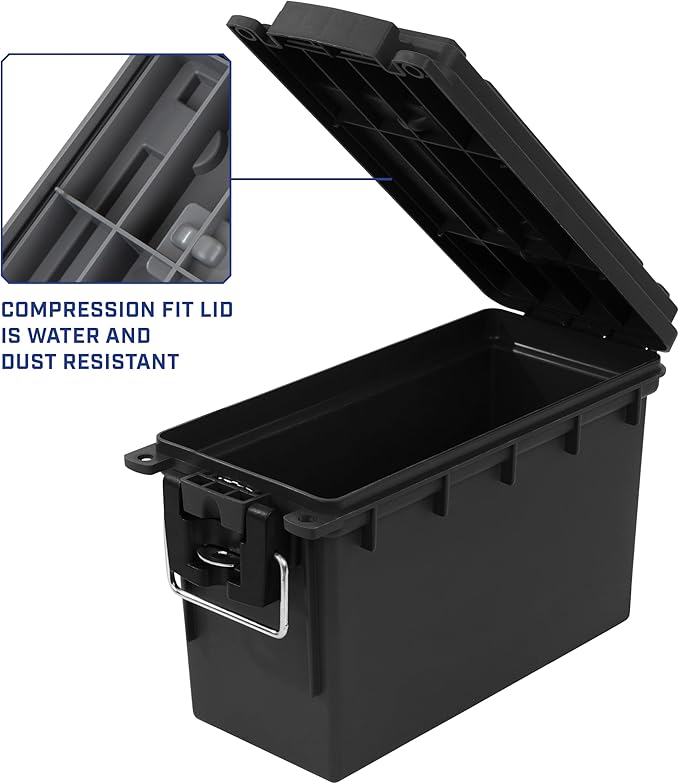 Sheffield 12772 4-Pack Ammo Storage Box, Stackable .30 Cal Field Boxes - Image 4
