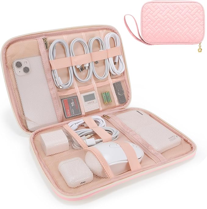 Electronics Organizer Travel Case, Charger Bag Cord Organizer Travel, Compact by ZFZGFRCS