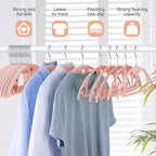 IEOKE Velvet Hangers 50 Pack: Felt Clothes Hangers Heavy Duty Shirt Sweater - Image 2