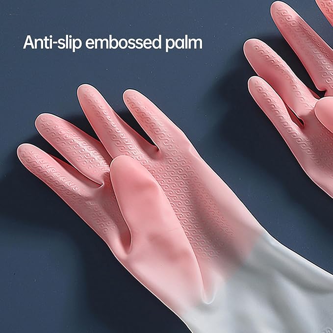 Rubber Gloves for Dishwashing, Cleaning Gloves for Women Dish, Dishwashing - Image 3