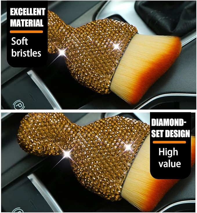 zipelo Auto Interior Dust Brush, Car Detailing Cleaning Brush - Image 5