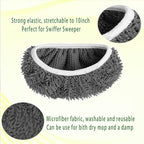 Reusable Microfiber Mop Pads Washable Wet Pads Compatible - Image 2