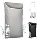 Hanging Laundry Hamper Bag XL 40x22", Space Saving over the Door Storage Bags by DONAQ