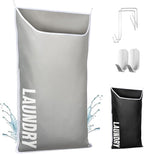 Hanging Laundry Hamper Bag XL 40x22", Space Saving over the Door Storage Bags by DONAQ