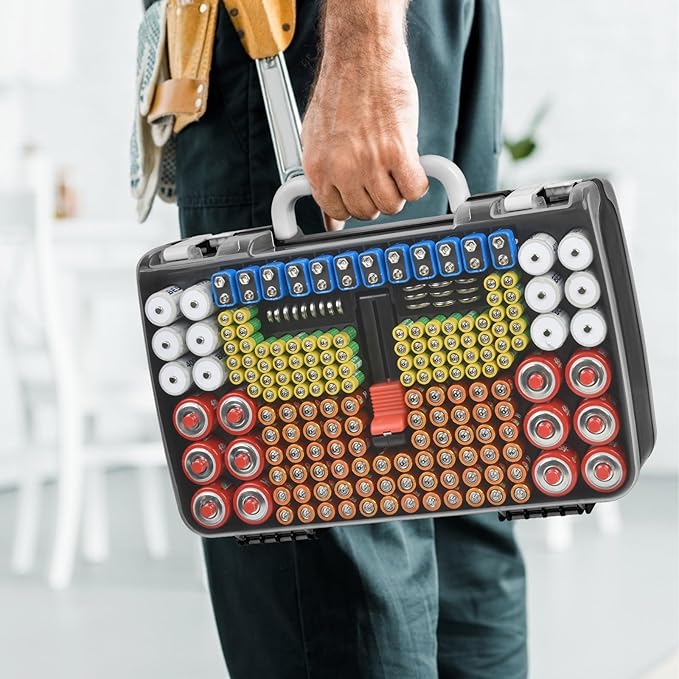 Battery Organizer Storage Holder Case - Image 6
