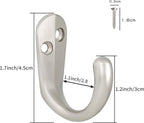 IBosins 15PCS Coat Hooks Wall Mounted Single Prong Robe Hook - Image 3