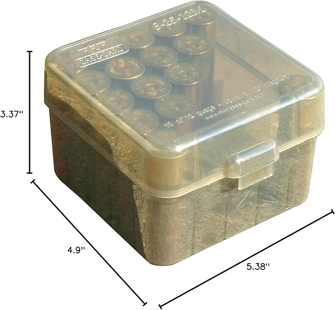 MTM S25-25 Round Shotshell Box, USA Made - Image 2