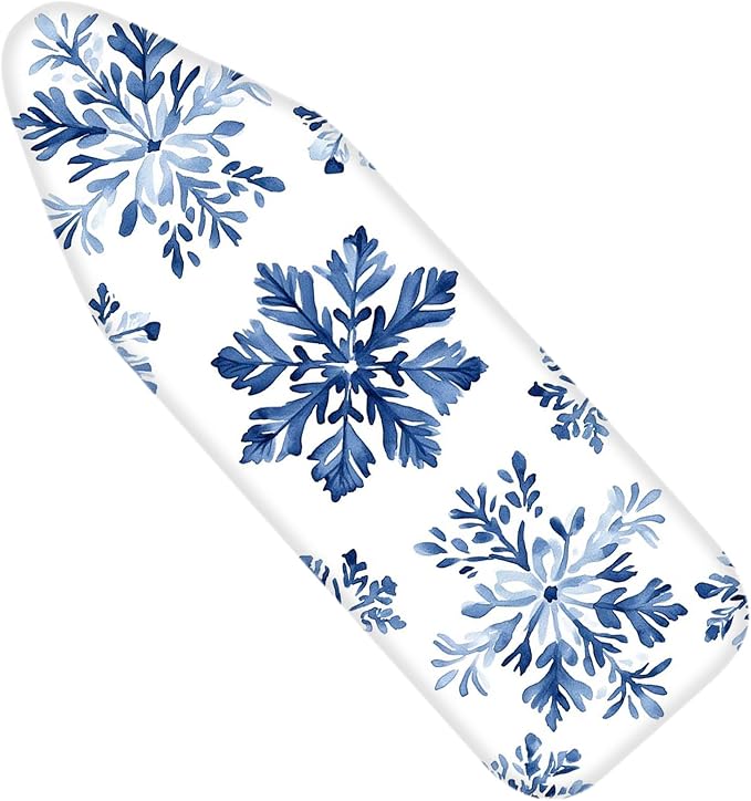 Nuxovilar Blue Snowflake Ironing Board Cover, 15 * 54inch, Fit Most Standard by Nuxovilar