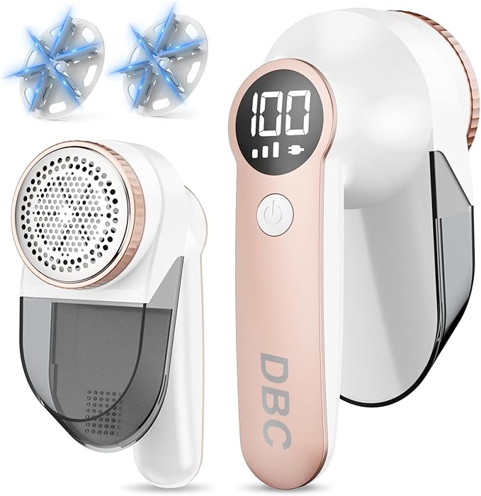 DBC Fabric Shaver with 15000r/Min Powerful Motor, LED Display, 6-Leaf Blades by Unknown