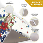 Star Floral Patriotic 4th of July Dish Drying Pad 18 x 24 Inch - Image 4