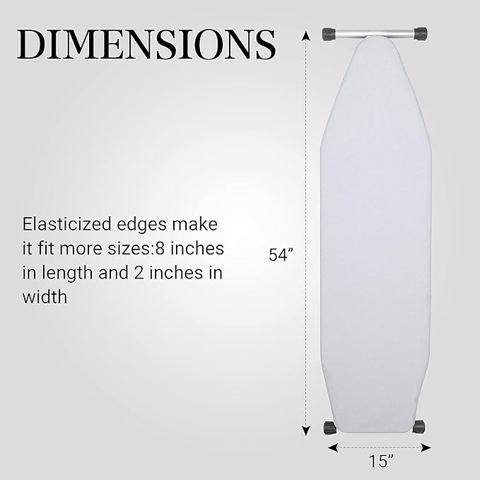 Ironing Board Cover and Pad | 100% Cotton Cover - Image 7
