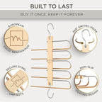 MORALVE Pants Hangers Space Saving - Image 2