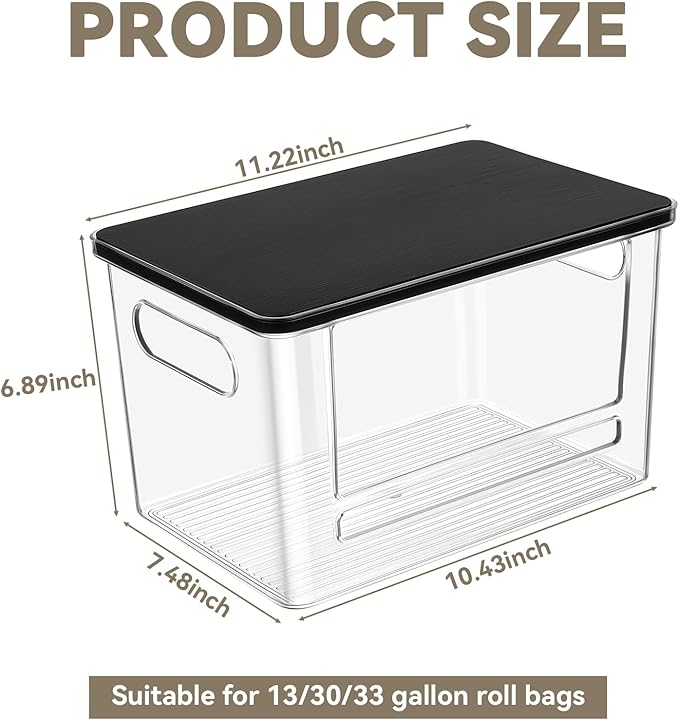 Trash Bag Dispenser, Trash Bag Holder Dispenser - Image 2
