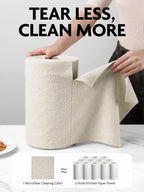 Fantasticlean Microfiber Cleaning Cloth Roll -75 Pack, Tear Away Microfiber - Image 2