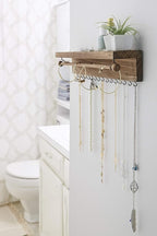 Rustic Necklace Jewelry Organizer - Image 3